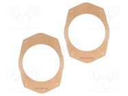 Spacer ring; MDF; 165mm; Chrysler; impregnated,varnished; 2pcs. 4CARMEDIA