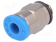 Push-in fitting; threaded,straight; -0.95÷6bar; Thread: M5 FESTO