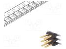 Pin header; pin strips; Minitek127®; male; PIN: 6; vertical; 1.27mm Amphenol Communications Solutions
