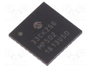 IC: dsPIC microcontroller; 256kB; 24kBSRAM; UQFN28; 3÷3.6VDC MICROCHIP TECHNOLOGY