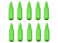 Spare part: tip; green; 10pcs. TELEDYNE LECROY