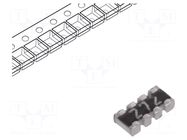 Resistor network: Y; ±5%; 2.7kΩ; No.of resistors: 4; -55÷155°C YAGEO