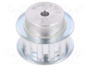 Belt pulley; T10; W: 16mm; whell width: 31mm; Ø: 36.35mm; aluminium OPTIBELT