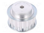 Belt pulley; T10; W: 25mm; whell width: 40mm; Ø: 55.45mm; aluminium OPTIBELT