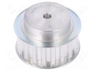 Belt pulley; T10; W: 25mm; whell width: 40mm; Ø: 61.8mm; aluminium OPTIBELT
