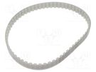 Timing belt; AT10; W: 16mm; H: 5mm; Lw: 610mm; Tooth height: 2.5mm OPTIBELT