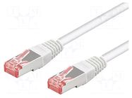 Patch cord; RJ45 plug,both sides; S/FTP; 6; stranded; Cu; 7.5m GOOBAY