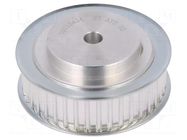 Belt pulley; AT5; W: 16mm; whell width: 27mm; Ø: 62.45mm; aluminium OPTIBELT