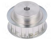 Belt pulley; AT10; W: 16mm; whell width: 31mm; Ø: 49.05mm; aluminium OPTIBELT