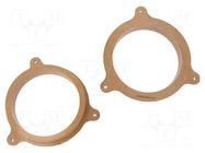 Spacer ring; MDF; 165mm; Renault; impregnated,varnished; 2pcs. 4CARMEDIA