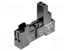 Socket; PIN: 8; 12A; 240VAC; for DIN rail mounting; Series: RCI WEIDMÜLLER