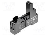 Socket; PIN: 8; 12A; 240VAC; for DIN rail mounting; -25÷85°C; RCI WEIDMÜLLER