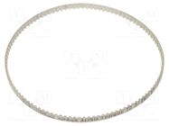 Timing belt; T2.5; W: 4mm; H: 1.3mm; Lw: 265mm; Tooth height: 0.7mm OPTIBELT