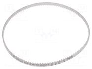 Timing belt; T2.5; W: 4mm; H: 1.3mm; Lw: 290mm; Tooth height: 0.7mm OPTIBELT