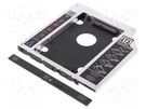Hard discs housing: 2,5"; installation for CD/DVD drive slot DIGITUS