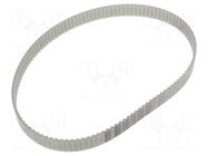 Timing belt; AT5; W: 12mm; H: 2.7mm; Lw: 280mm; Tooth height: 1.2mm OPTIBELT
