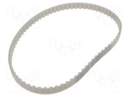 Timing belt; AT10; W: 50mm; H: 5mm; Lw: 890mm; Tooth height: 2.5mm OPTIBELT