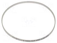 Timing belt; T2.5; W: 4mm; H: 1.3mm; Lw: 330mm; Tooth height: 0.7mm OPTIBELT