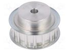 Belt pulley; AT10; W: 16mm; whell width: 31mm; Ø: 58.6mm; aluminium OPTIBELT