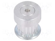 Belt pulley; T2.5; W: 4mm,6mm; whell width: 16mm; Ø: 11.4mm; metric OPTIBELT
