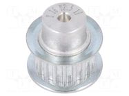 Belt pulley; T2.5; W: 4mm,6mm; whell width: 16mm; Ø: 13.8mm; metric OPTIBELT