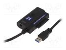 USB to SATA adapter; 1.2m; SATA I,SATA II,SATA III,USB 3.0 DIGITUS