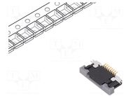 Connector: FFC/FPC; gold-plated; SMT; 500mA; 50V; SFV; PIN: 8; 0.5mm AMPHENOL COMMUNICATIONS SOLUTIONS