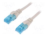 Patch cord; U/UTP; Cat: 5e; RJ45 plug,both sides; stranded; Cu; 2m DIGITUS