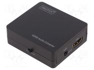 Converter; Features: PnP; Support: Dolby-True HD,DTS-HD; black DIGITUS