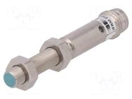 Sensor: inductive; OUT: PNP / NO; 0÷1mm; 10÷30VDC; M5; IP67; 100mA BAUMER