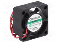 Fan: DC; axial; 12VDC; 25x25x10mm; 6.42m3/h; 26dBA; Vapo; 14000rpm SUNON