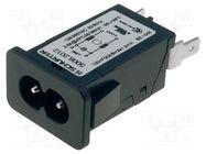 Connector: AC supply; socket; male; 2.5A; 250VAC; IEC 60320; 5008 SCHURTER