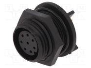 Connector: circular; socket; female; PIN: 8; Buccaneer 400; IP68 BULGIN