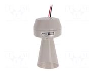 Signaller: sound; horn; 24VDC; 100dB(d=1m); S60ADH; IP54; Ø75x158mm QLIGHT