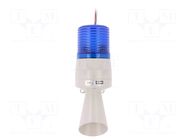 Signaller: lighting-sound; 24VDC; xenon arc lamp; blue; IP54 QLIGHT