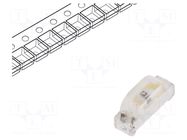 LED; yellow; SMD; 0804; 36÷57mcd; 2÷2.4VDC; 2.1x1x0.6mm; 130°; 20mA EVERLIGHT