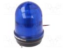 Signaller: lighting; flashing light,continuous light; blue; IP65 QLIGHT