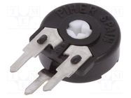 Potentiometer: mounting; single turn,vertical; 250kΩ; 150mW; ±20% PIHER