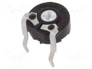 Potentiometer: mounting; single turn,horizontal; 500Ω; 100mW PIHER