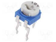 Potentiometer: mounting; single turn,horizontal; 100kΩ; 100mW SR PASSIVES