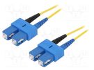 Fiber patch cord; OS2; SC/UPC,both sides; 2m; LSZH; yellow LAPP