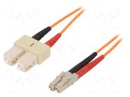Fiber patch cord; OM2; LC/UPC,SC/UPC; 2m; Optical fiber: 50/125um LAPP