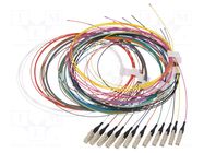 Optic fiber pigtail; OM4; LC/UPC; 2m; Optical fiber: 50/125um LAPP