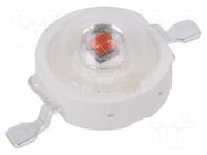 Power LED; amber; EMITER; 130°; 350mA; 587÷597nm; 51.7÷76.6lm; 1W ProLight Opto