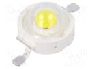 Power LED; white cold; 130°; 700mA; Pmax: 3W; 192÷224lm; CRImin: 84 ProLight Opto