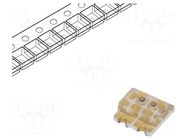LED; yellow/yellow green; SMD; 0606; 1.8÷2.4/1.8÷2.4VDC; 140° REFOND