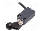Limit switch; lever R 42,1mm, plastic roller Ø22mm; NO + NC PIZZATO ELETTRICA
