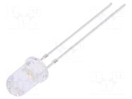 LED; white warm; 5mm; 18000÷22000mcd; 15°; Front: convex OPTOSUPPLY