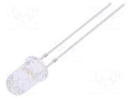 LED; white warm; 5mm; 18000÷22000mcd; 15°; Front: convex OPTOSUPPLY