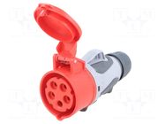 Connector: AC supply 3-phase; socket; female; 16A; 400VAC; GRIP PCE